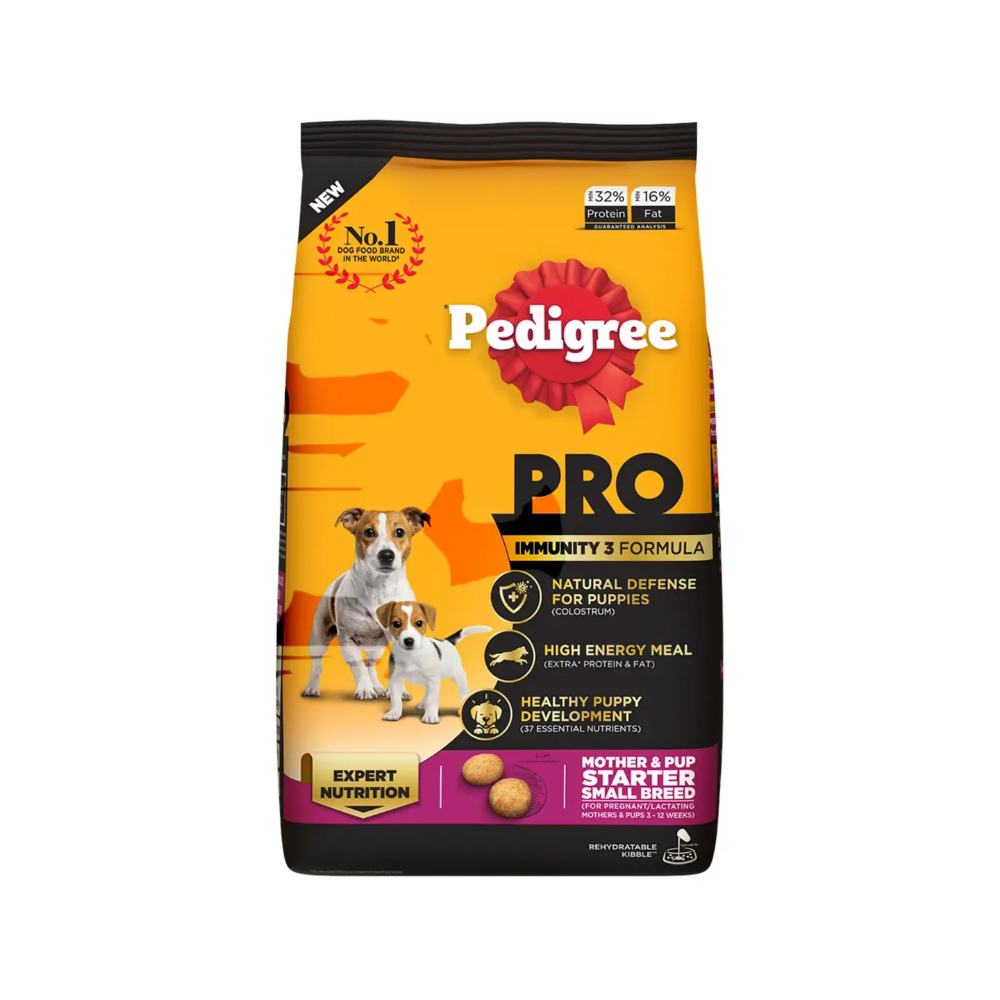 Pedigree PRO Expert Nutrition Lactating Pregnant Mother and Puppy Starter Small Breed Dog Dry Food