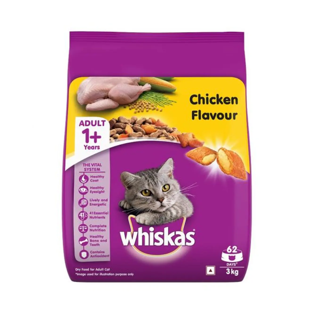 Whiskas Chicken Flavor Adult Cat Food