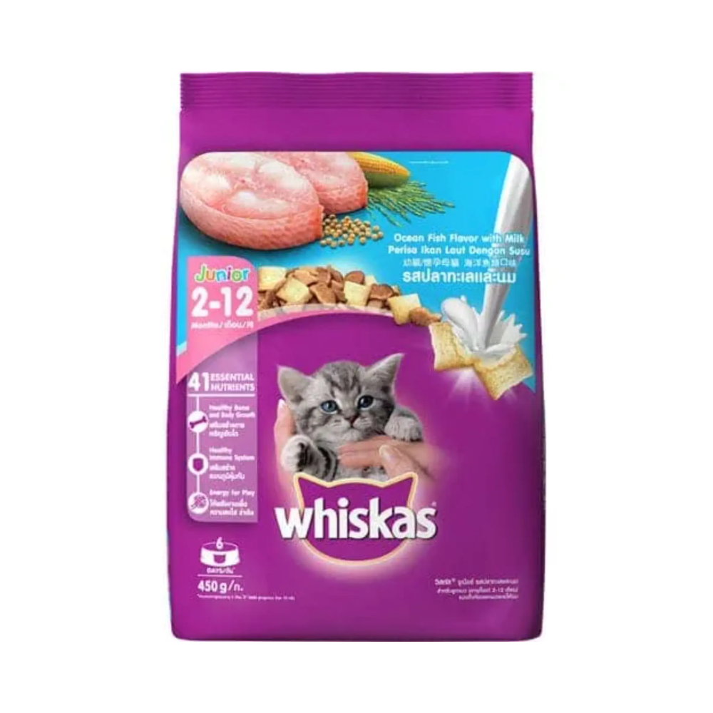 Whiskas Kitten Small Dry Cat Food, Ocean Fish