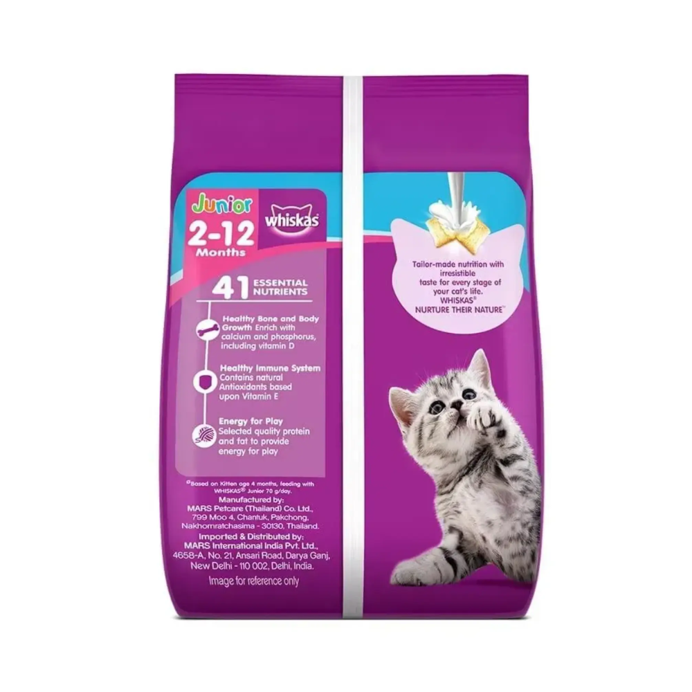Whiskas Kitten Small Dry Cat Food, Ocean Fish - Image 2