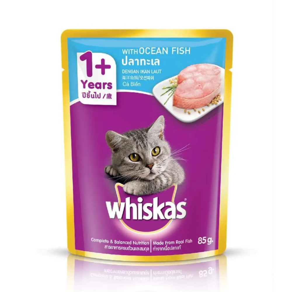 Whiskas Adult Wet Cat Food Ocean Fish