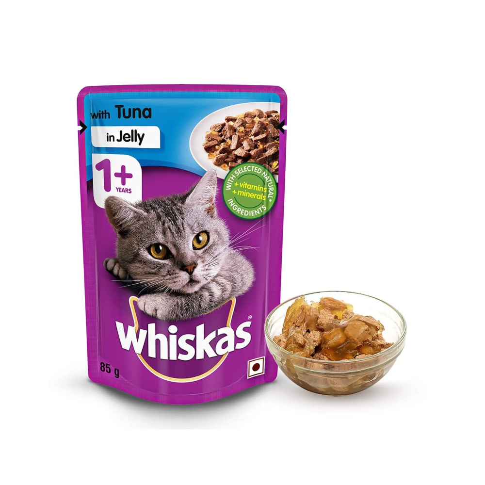 Whiskas Wet Cat Food for Adult Cats Tuna in Jelly Flavour - Image 2