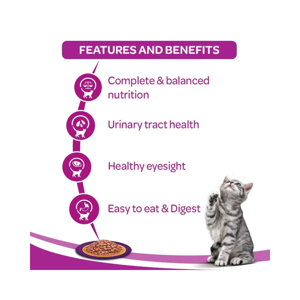Whiskas Wet Cat Food for Adult Cats Tuna in Jelly Flavour - Image 4