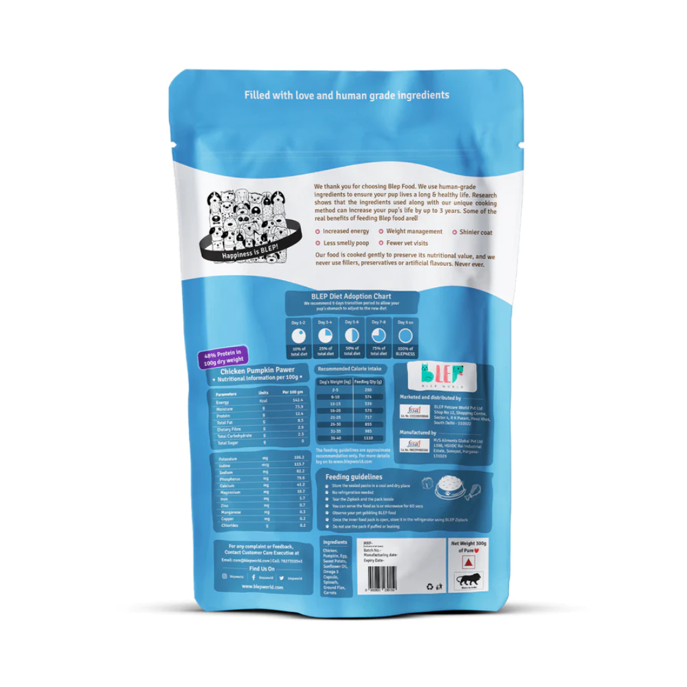 Chicken Pumpkin Pawer - Fresh Dog Food - Image 7