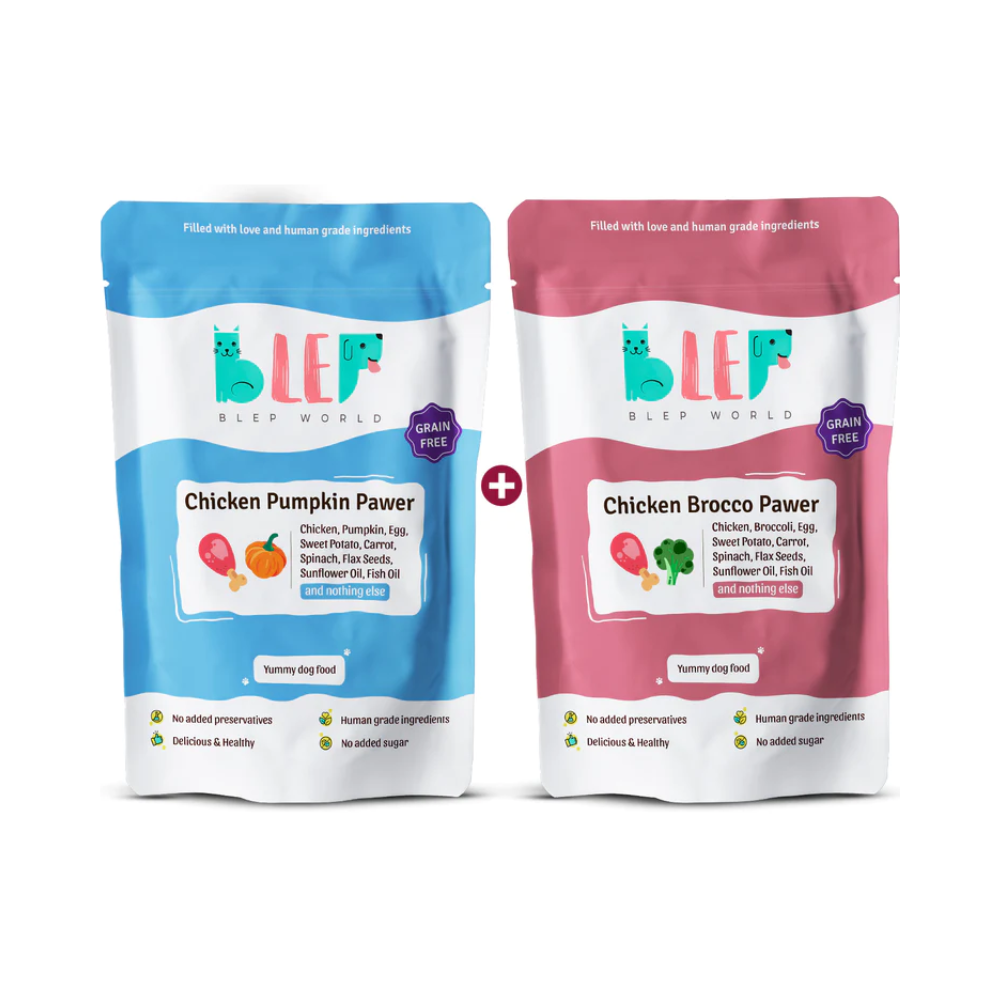 Chicken Pumpkin and Brocco Fresh Dog Food Combo Pack