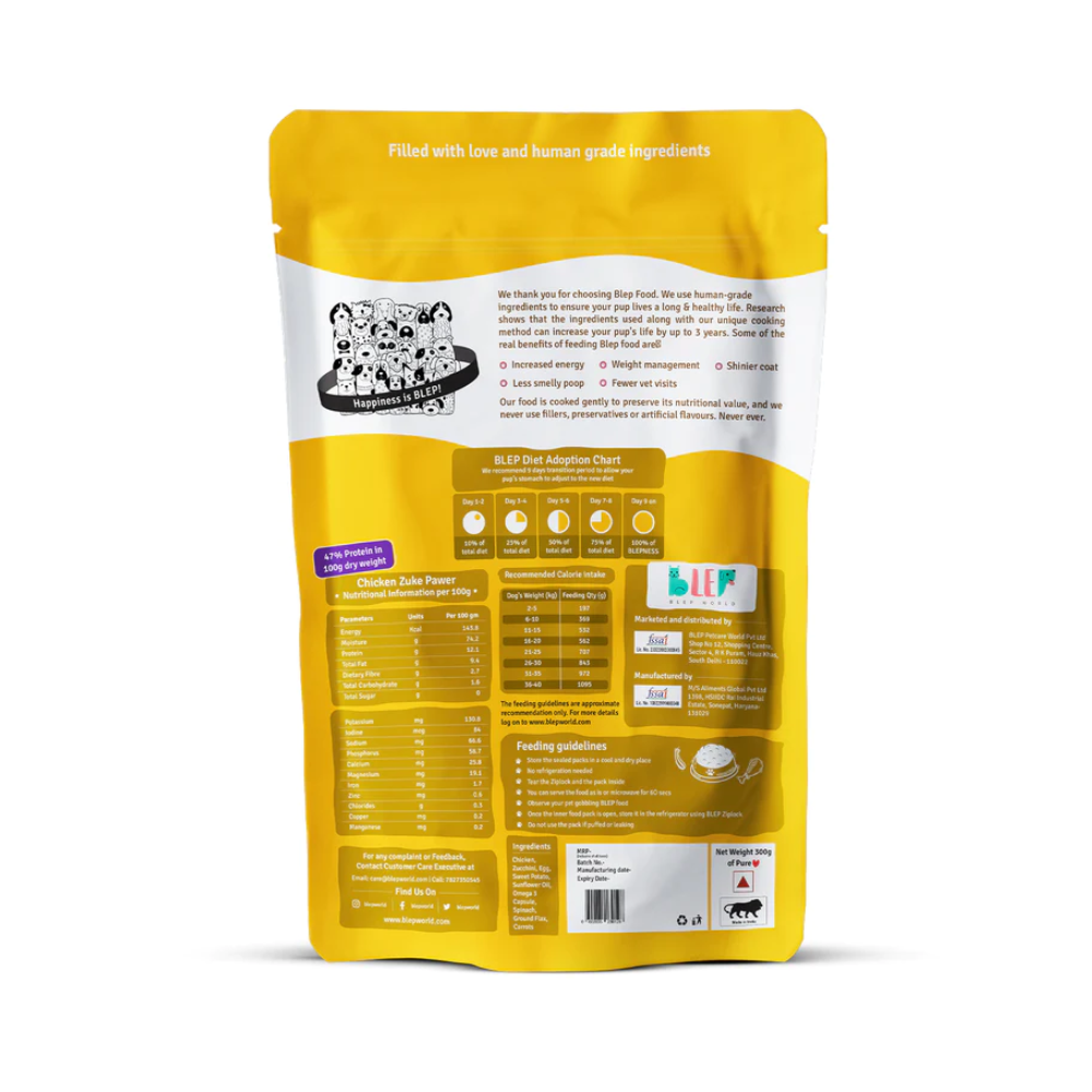 Chicken Zuke Pawer - Fresh Dog Food - Image 2