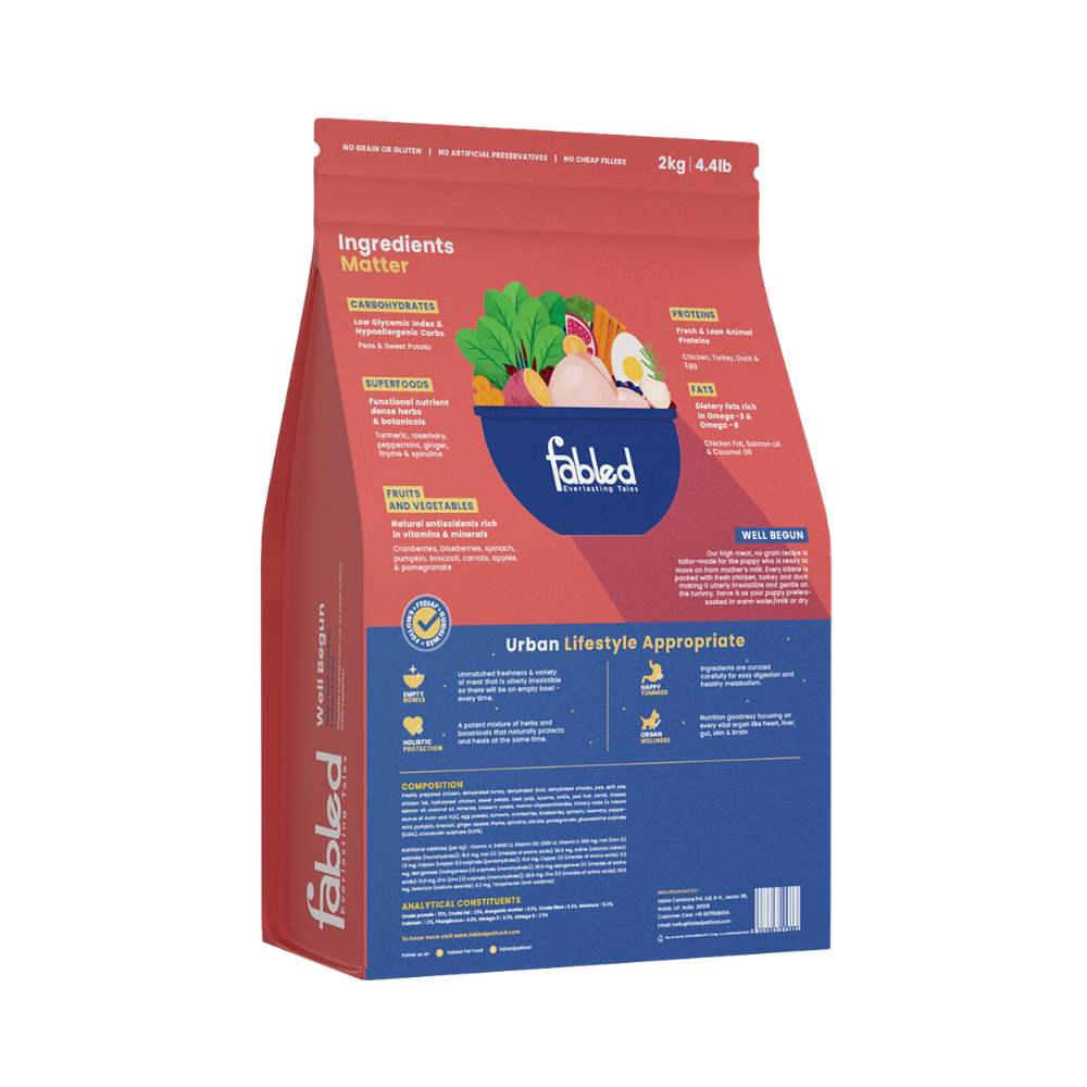 Well Begun Complete starter food for all breed puppies - Image 2