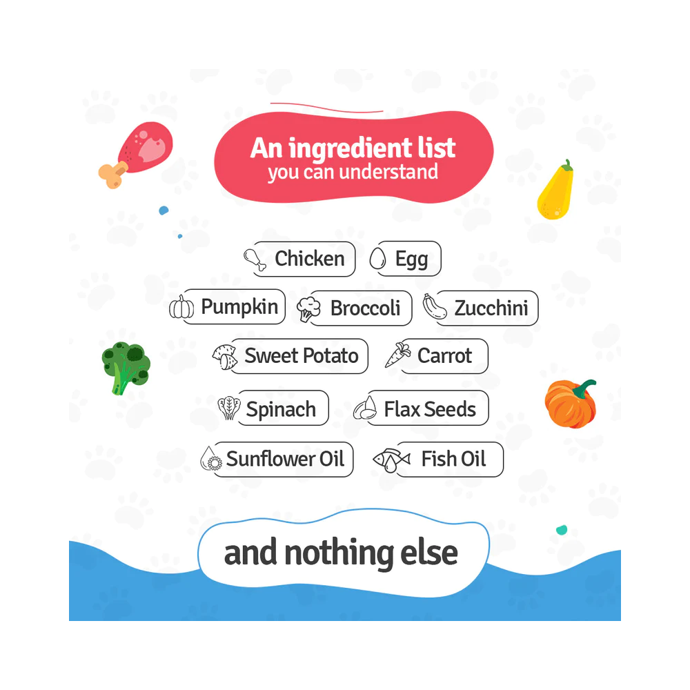 Monthly Packs of Chicken Pumpkin, Zuke and Brocco - Fresh Dog Food - Image 2