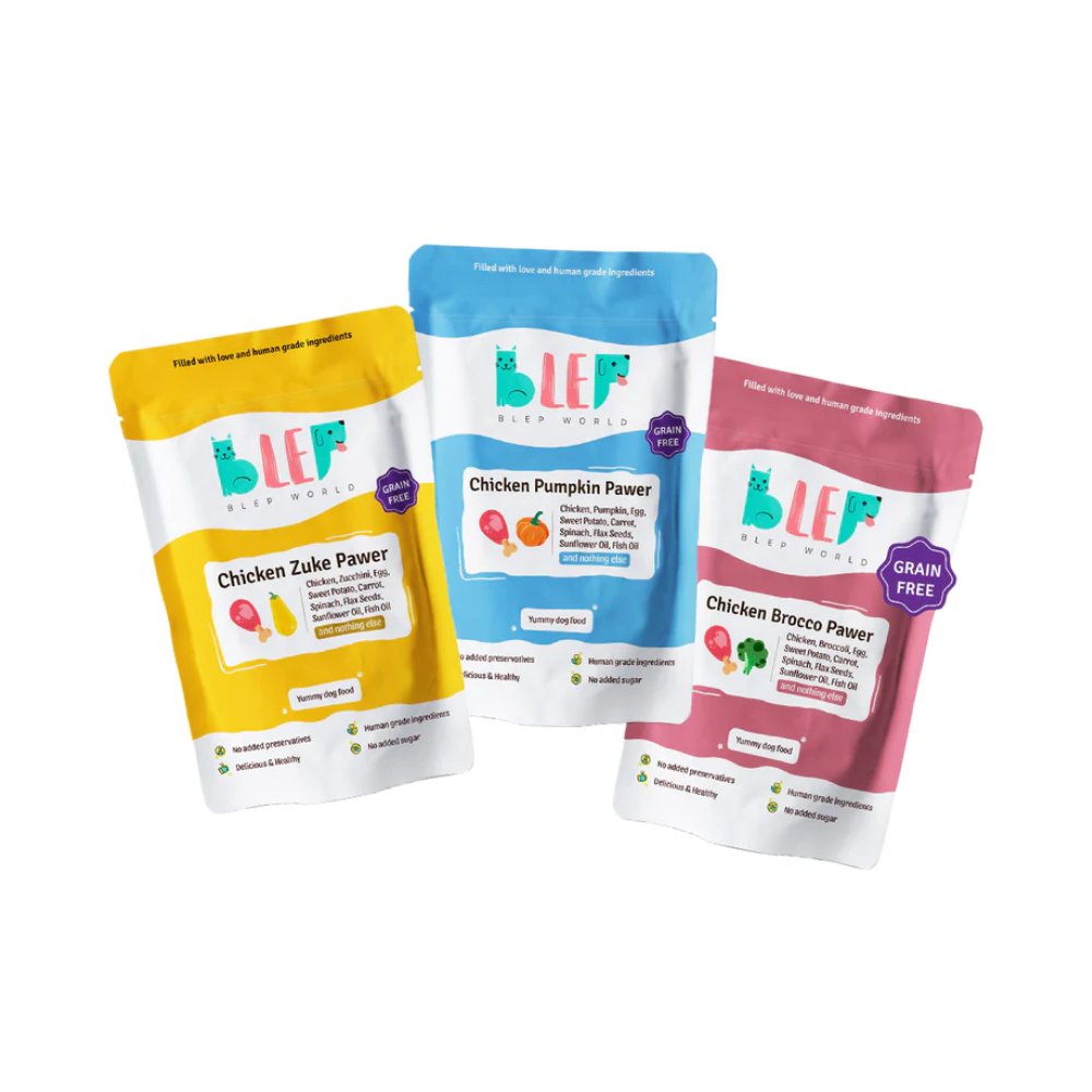 Monthly Packs of Chicken Pumpkin, Zuke and Brocco – Fresh Dog Food