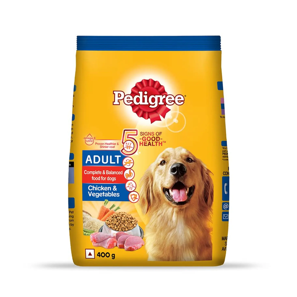 Pedigree Adult Dry Dog Food Chicken and Vegetables