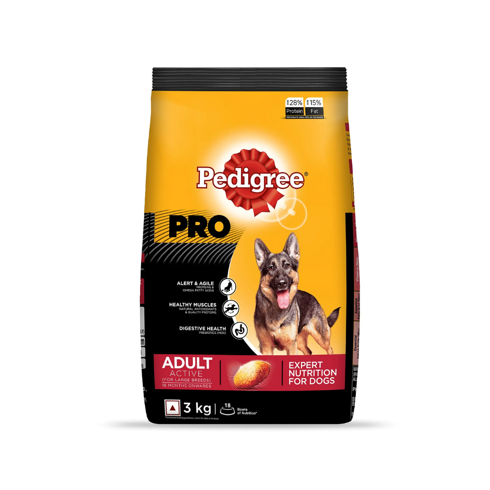 Pedigree Pro Expert Nutrition Active Adult Dry Dog Food