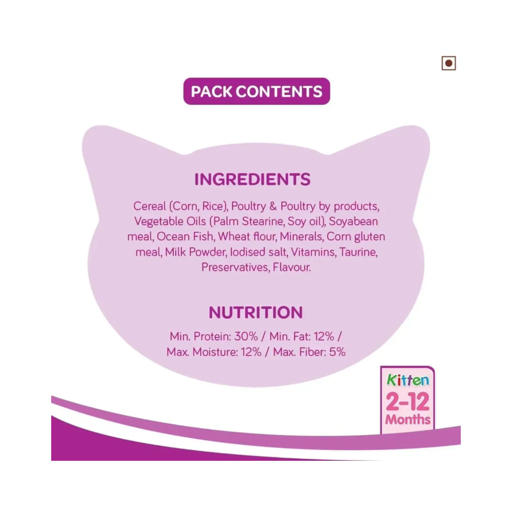 Whiskas Kitten Small Dry Cat Food, Ocean Fish - Image 5