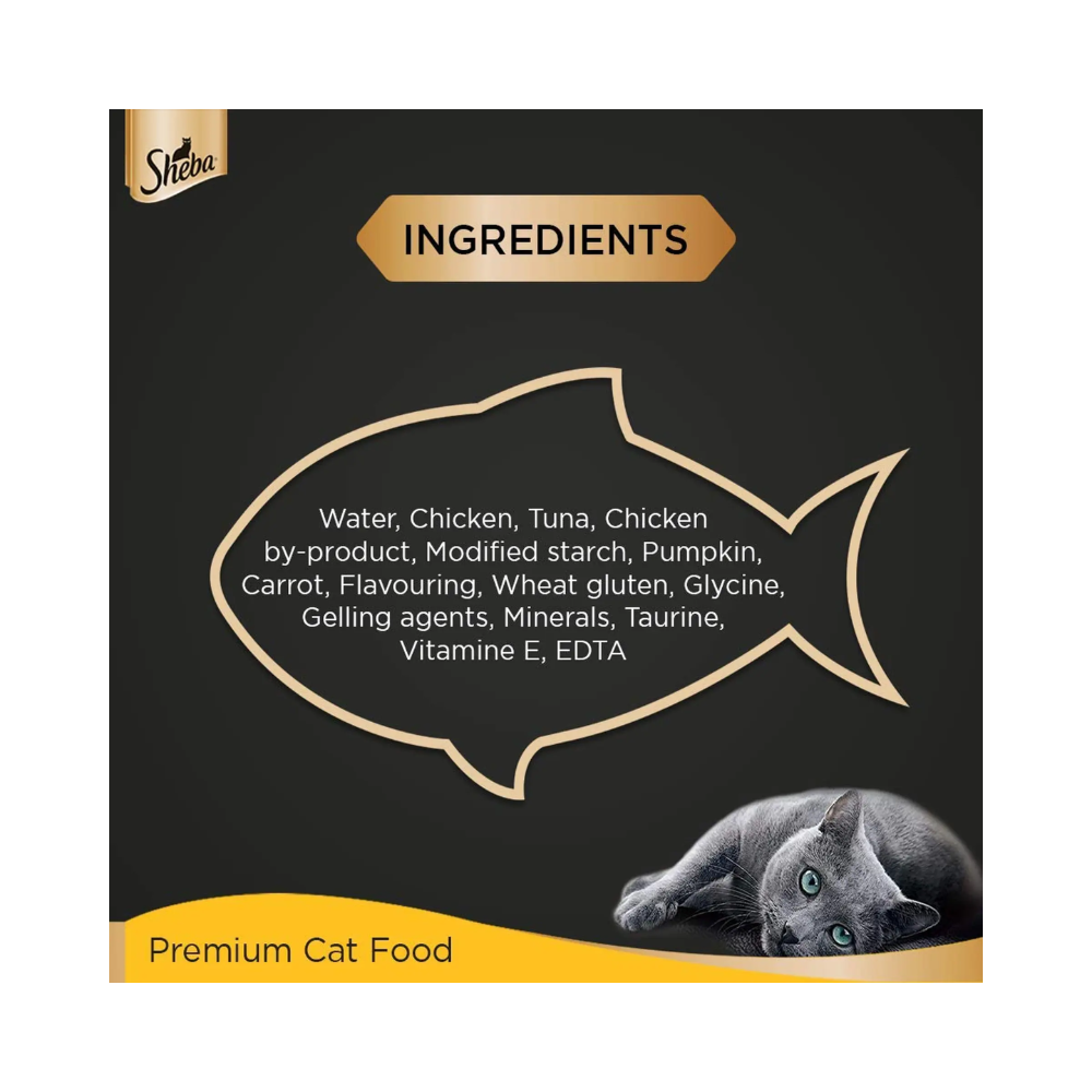 Sheba Melty Premium Cat Snack Food - Tuna and Tuna-Seafood - Image 3