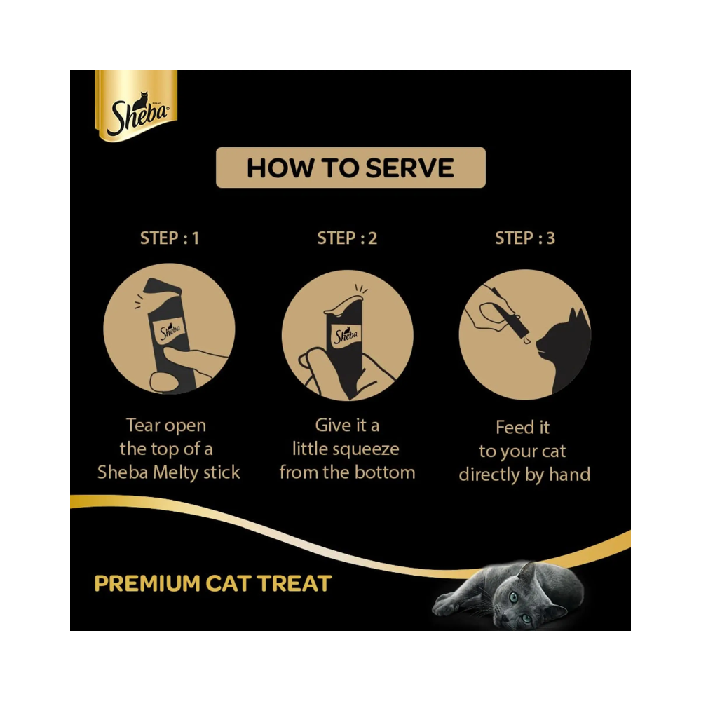 Sheba Maguro Selection Tuna Wet Cat Treat Prawn Flavors - Image 3