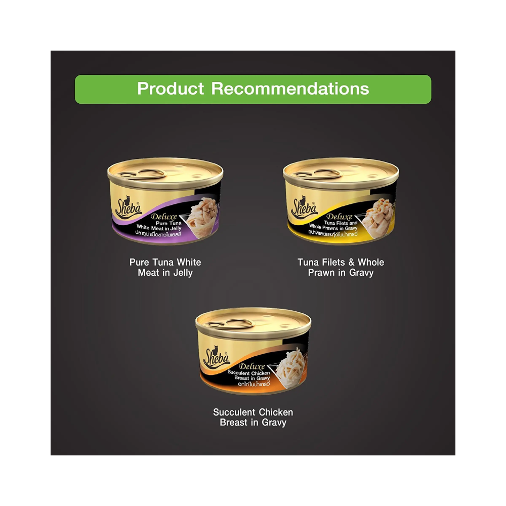 SHEBA Deluxe Tuna and Snapper In Gravy For Cats - Image 4