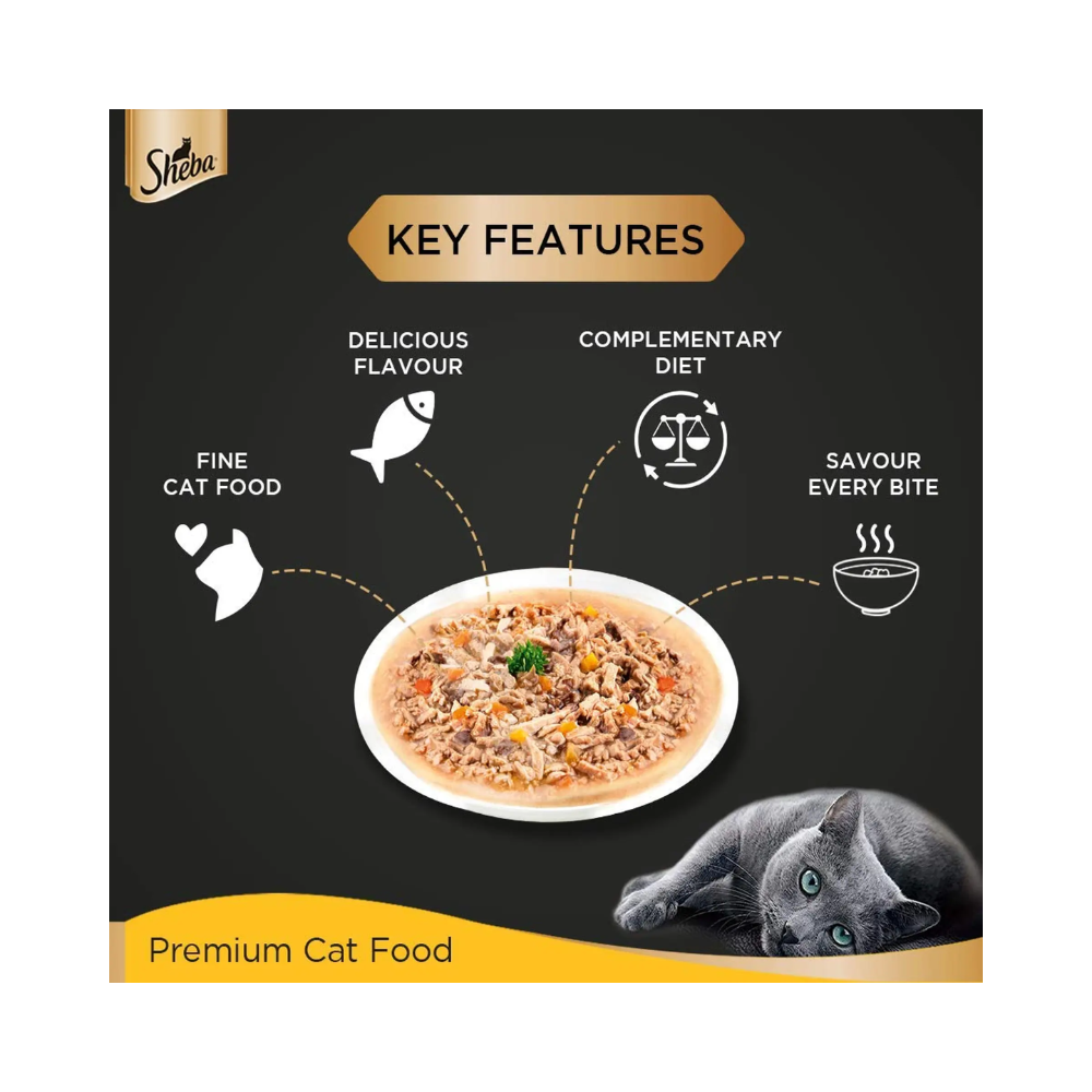 Sheba Melty Premium Cat Snack Food - Tuna and Tuna-Seafood - Image 8