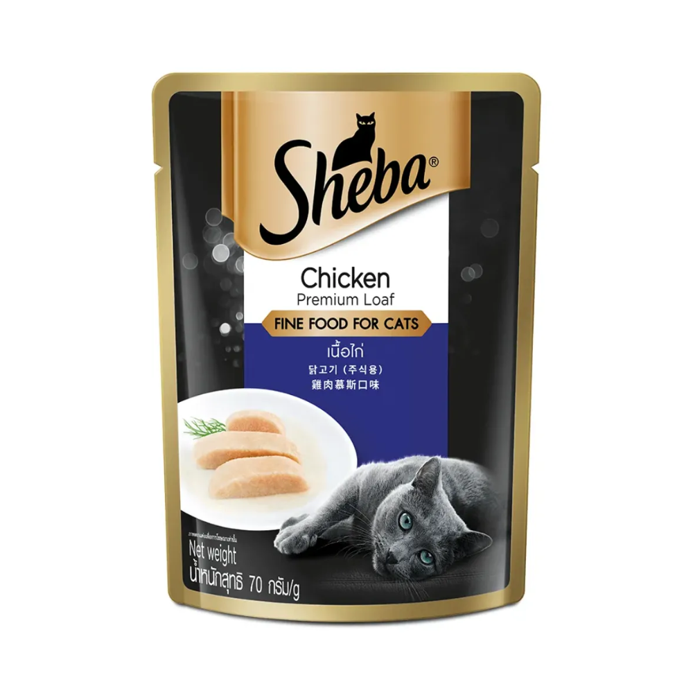 Sheba Premium Adult Wet Cat Food – Chicken Loaf