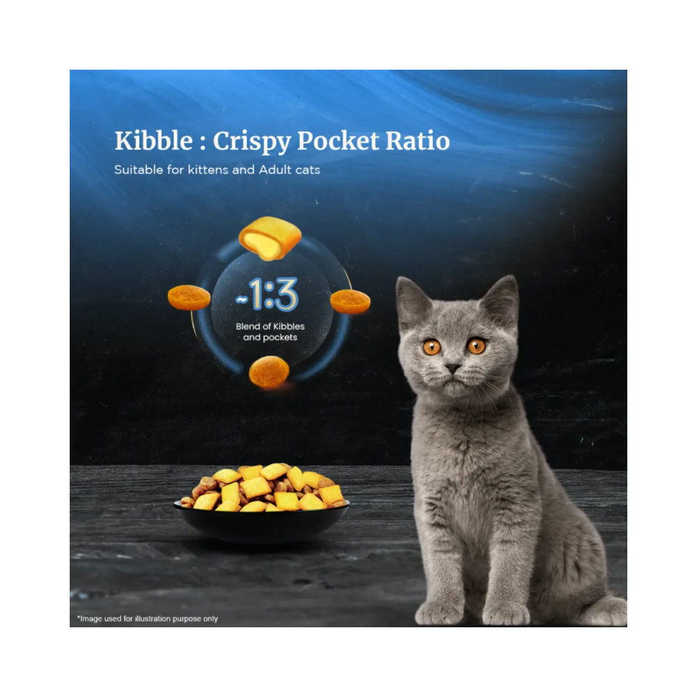 Sheba Kitten and Adult - Dry Cat Food - Salmon Flavour - 1.5 kg - Image 2