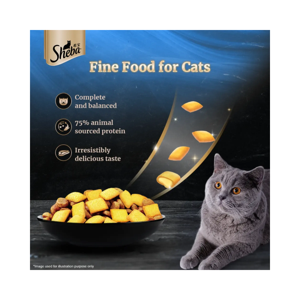 Sheba Kitten and Adult - Dry Cat Food - Salmon Flavour - 1.5 kg - Image 4