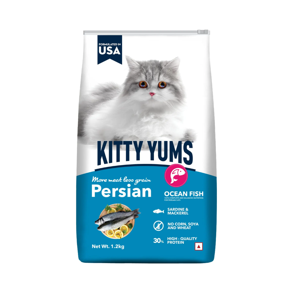 Kitty Yums Persian Ocean Fish Adult Dry Cat Food