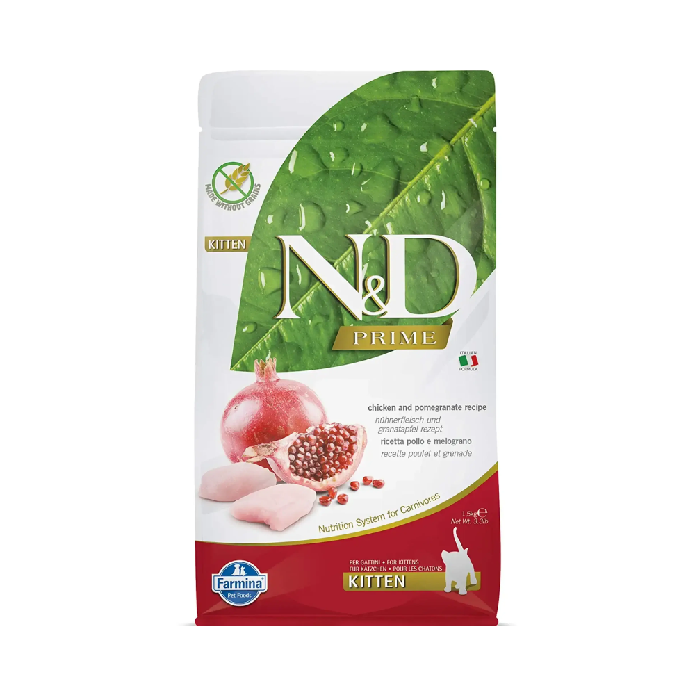 Farmina N&D Grain Free Chicken and Pomegranate Kitten Food