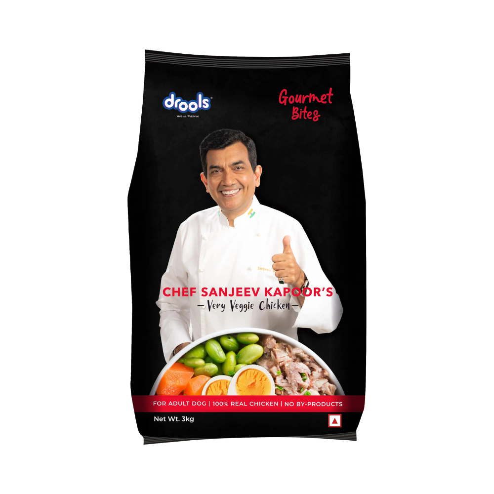 Drools Gourmet Bites Sanjeev Kapoor Recipe Very Veggie Chicken Adult Dog Food