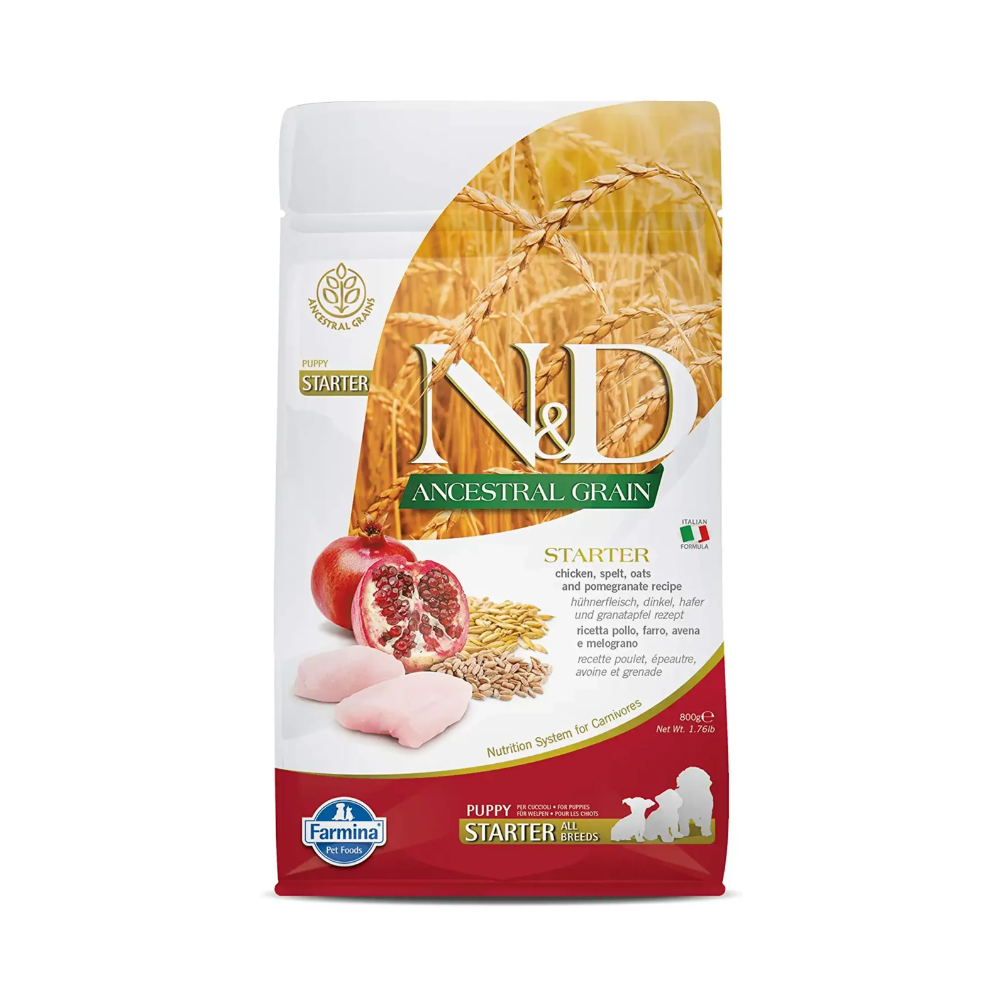 Farmina N&D Low Grain Chicken and Pomegranate Puppy Starter Dog Food