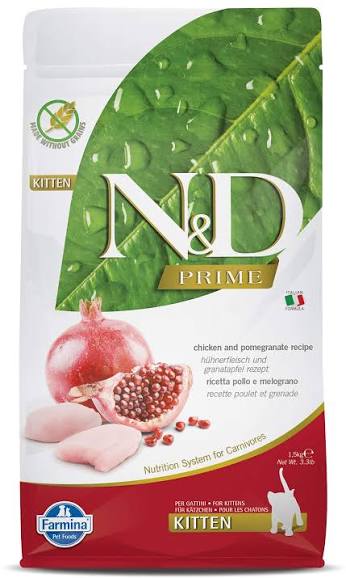 Farmina N&D Grain Free Chicken and Pomegranate Adult Cat Food