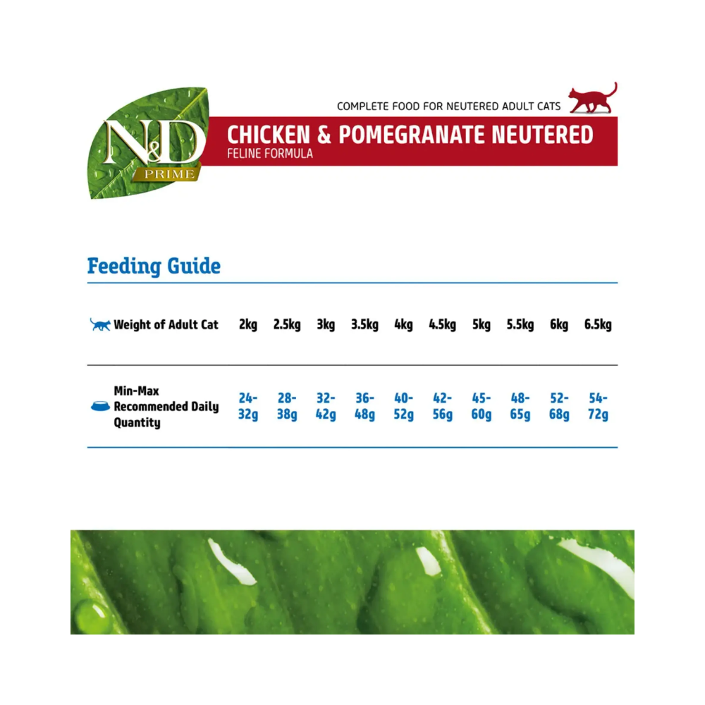 Farmina N&D Grain Free Chicken and Pomegranate Adult Cat Food - Image 6