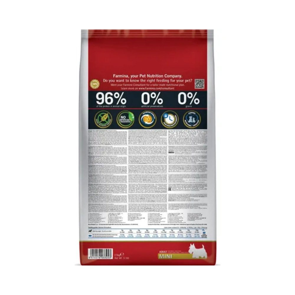 Farmina N&D Pumpkin Chicken and Pomegranate Grain Free Adult Mini Dog Dry Food - Image 2