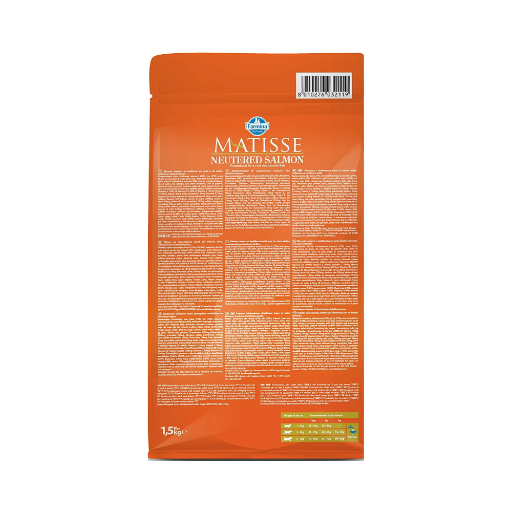 Farmina Matisse Neutered Salmon Dry Cat Food - Image 2