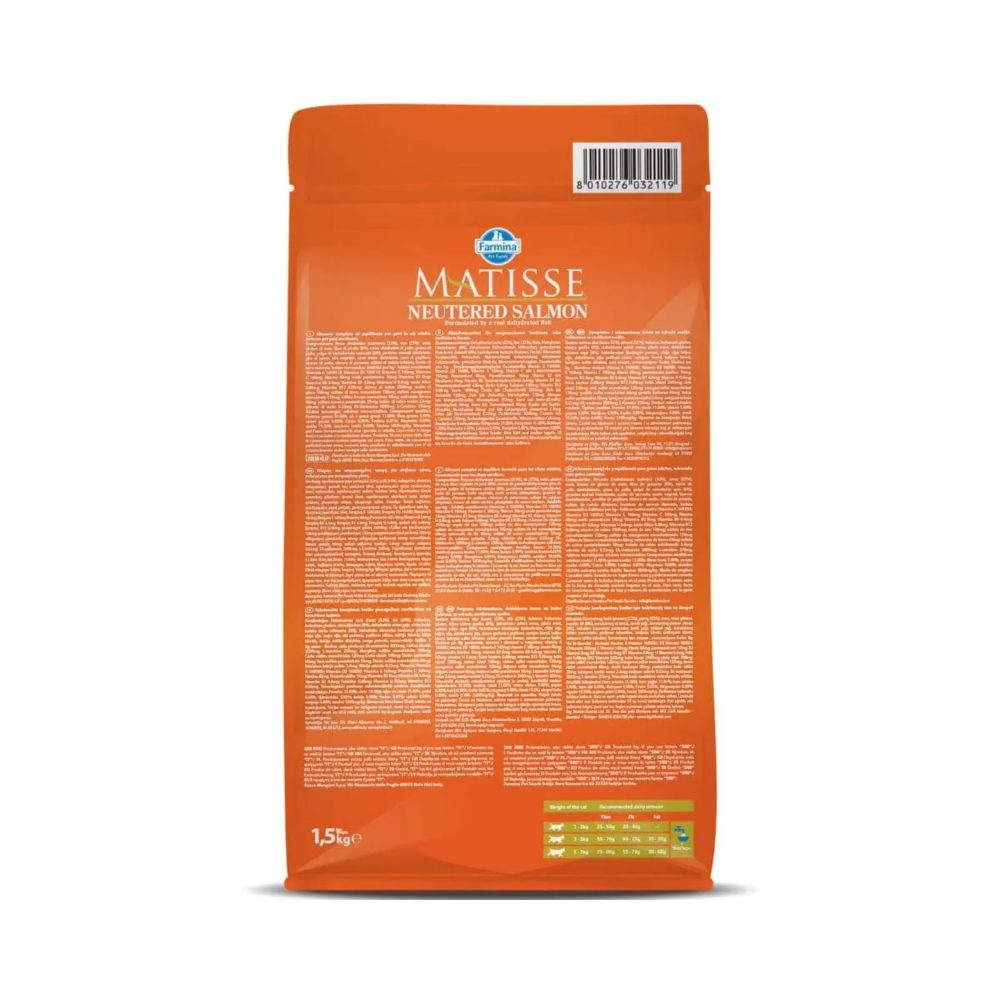 Farmina Matisse Neutered Salmon Dry Cat Food - Image 2