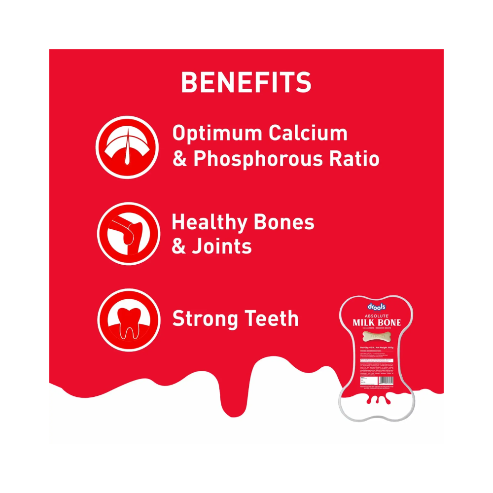 Drools Absolute Milk Bone Jar Dog Treats - Image 2