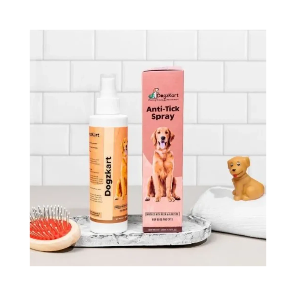 DogzKart Anti-Tick Spray For Cats & Dogs