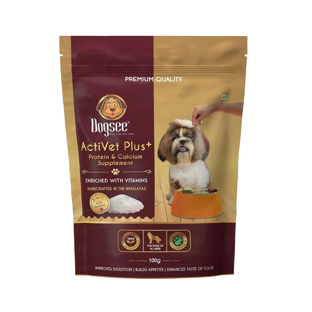 Dogsee Activet Plus Protein & Calcium Supplement For Dogs