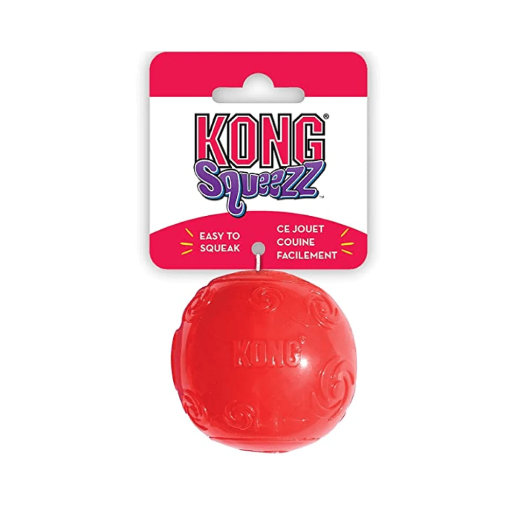 Kong Squeez Ball Toy for Dogs (Red)