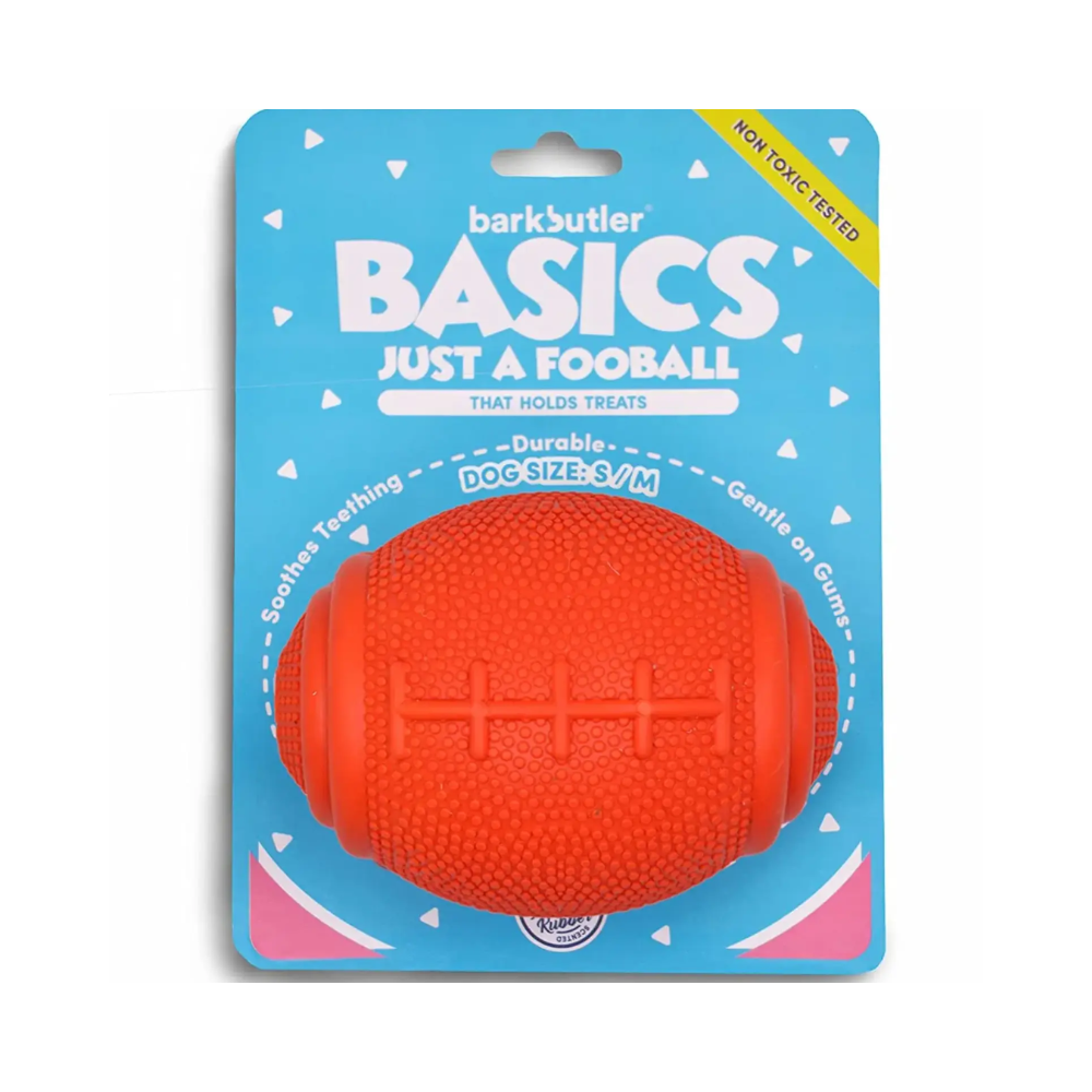 Barkbutler Just a Fooball Chew Dog Toy (S-M)