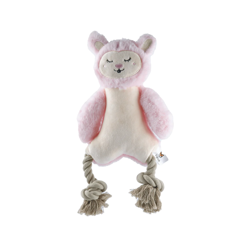 Fofos Ropeleg plush Rabbit Toy for Dogs
