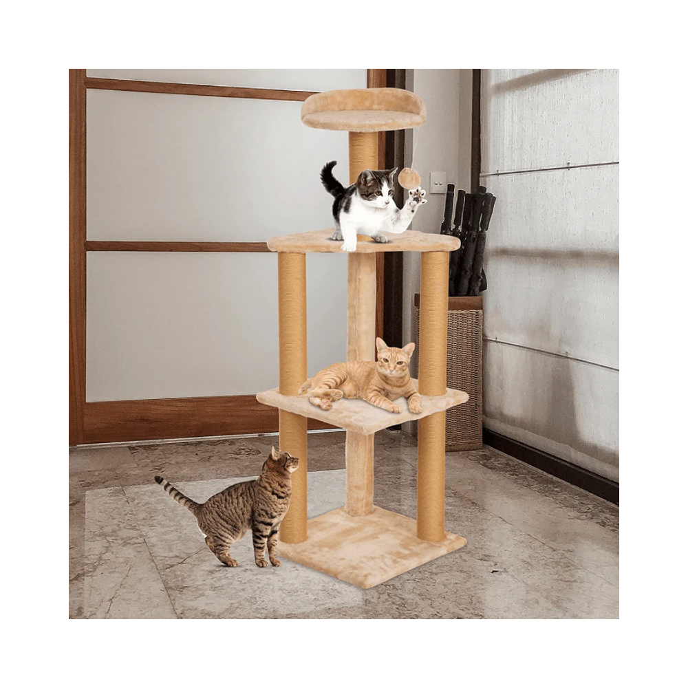 Callas Rio and Me Large Cat Condo with Sisal Scratching Posts for Cats - Image 2