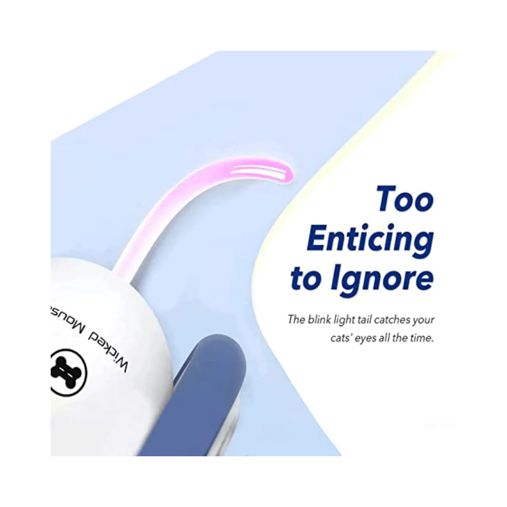 Cheerble Wicked Mouse Interactive Toy for Cats (Blue) - Image 7