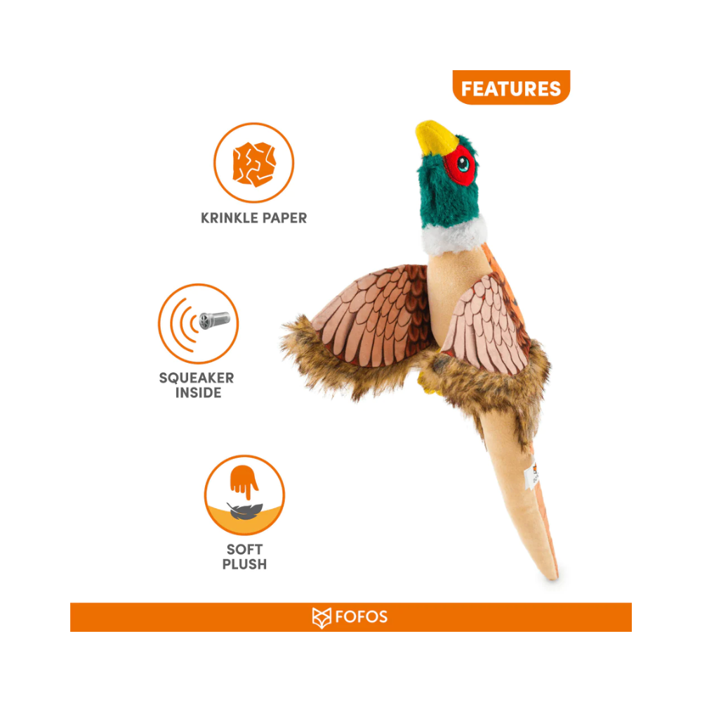Fofos Plush Pheasant Toy for Dogs - Image 7