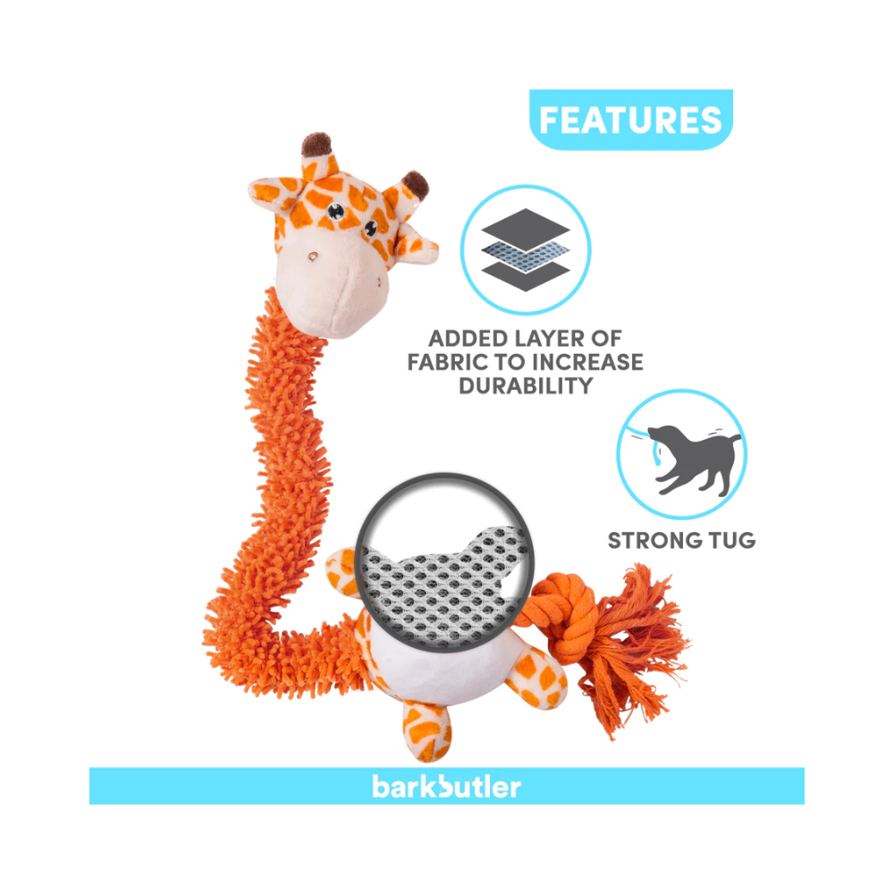 Barkbutler Garry The Giraffe Plush Toy for Dogs - Image 9
