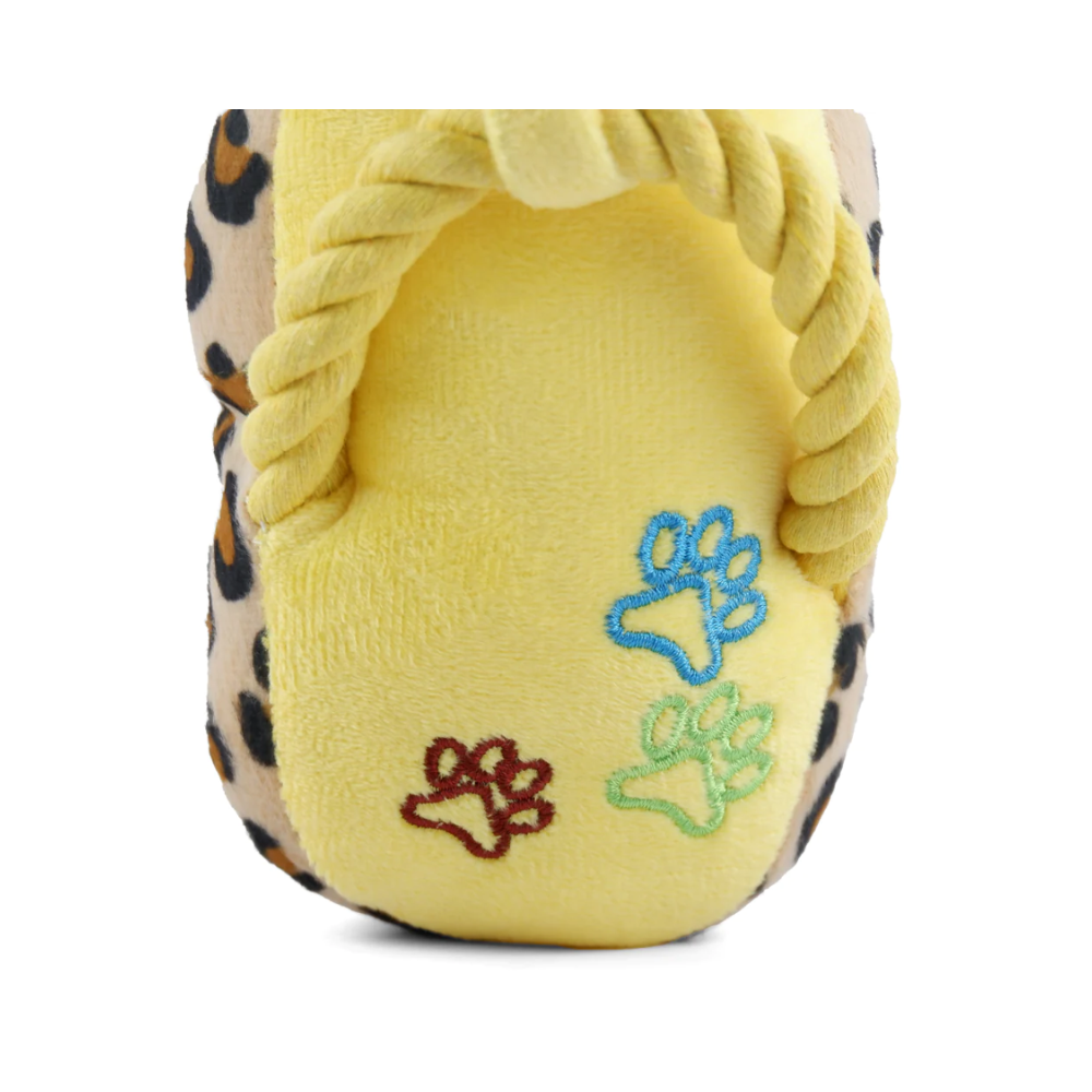 Pet Vogue Sandal Shaped Rope Toy for Dogs (Yellow) - Image 6