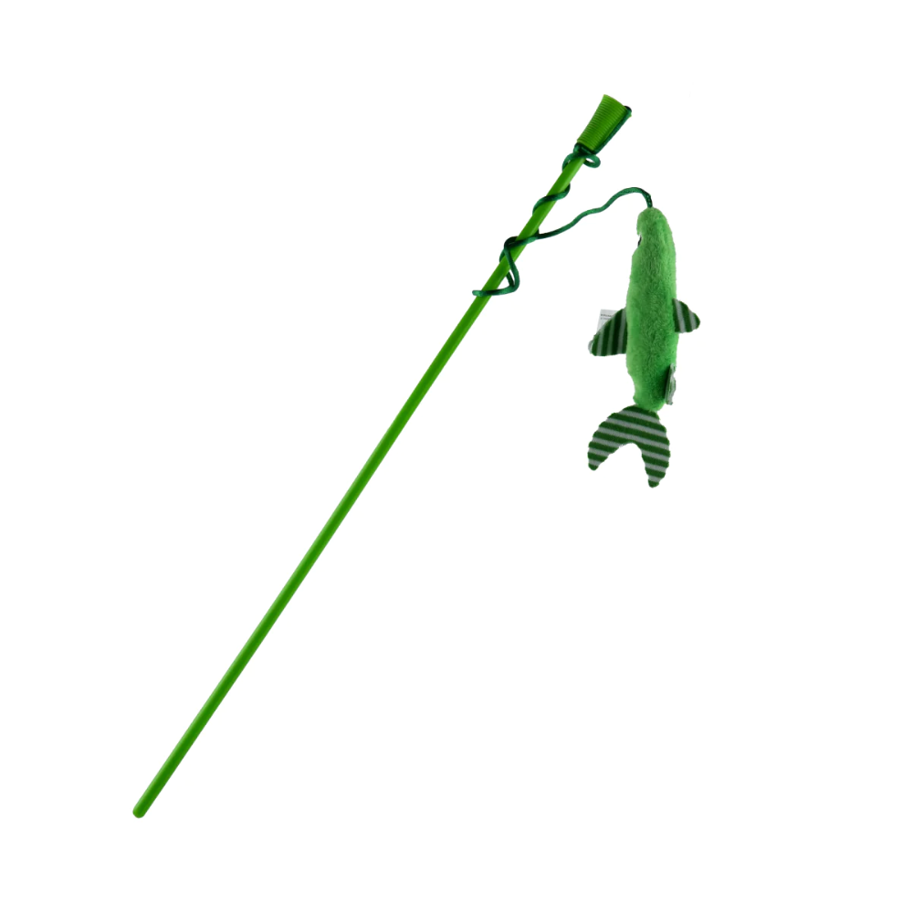 Trixie Cat Teaser With Plush Fish & Catnip Toy for Cats - Image 4