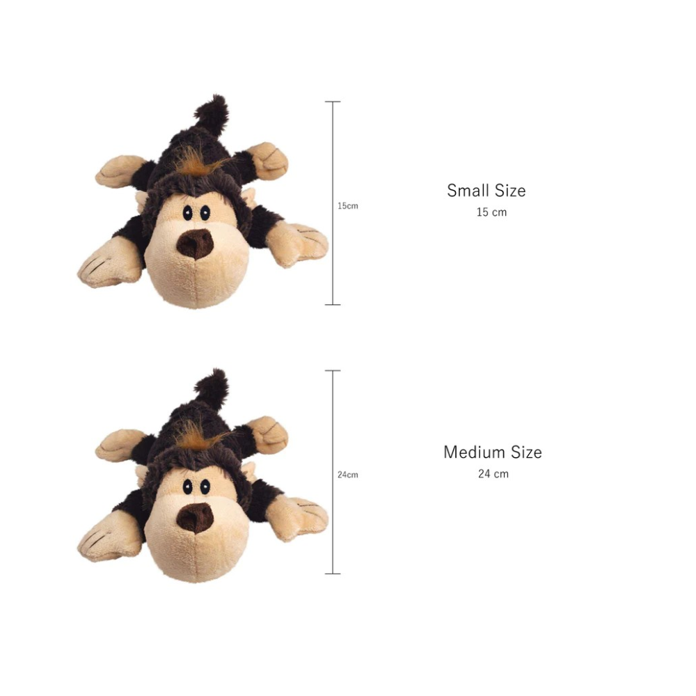 KONG Cozie Funky Monkey Plush Dog Toy - Image 2