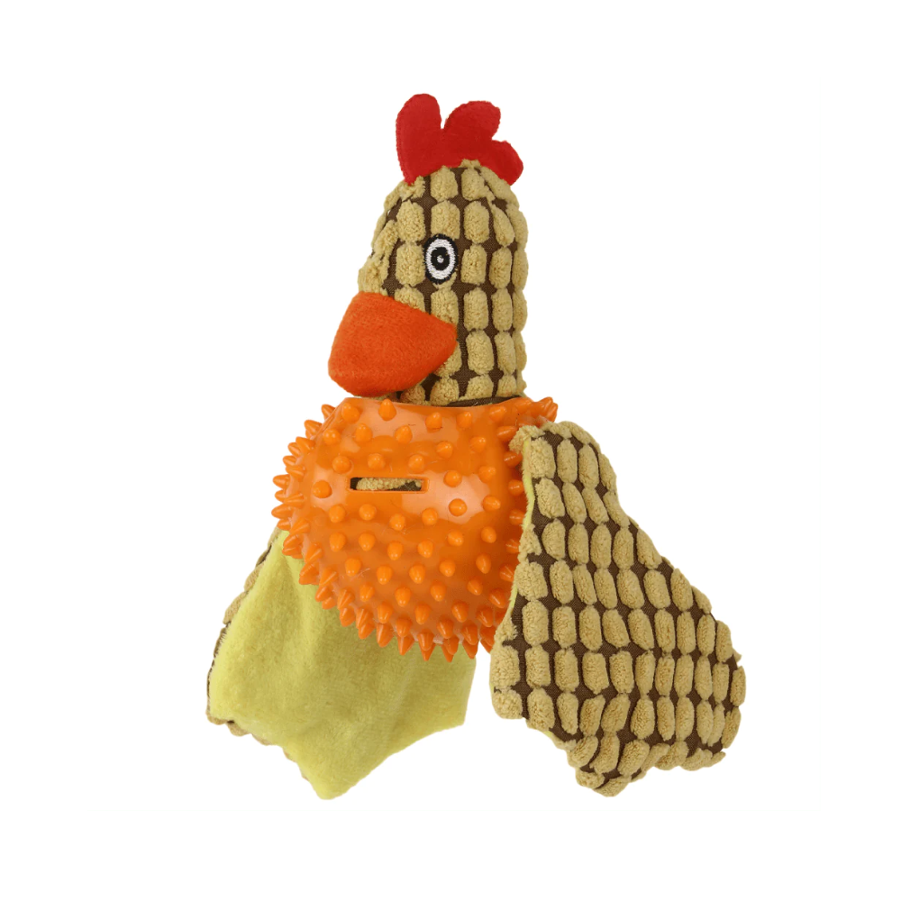 Basil Bird Shaped Plush Toy with Squeaky Neck for Dogs - Image 3