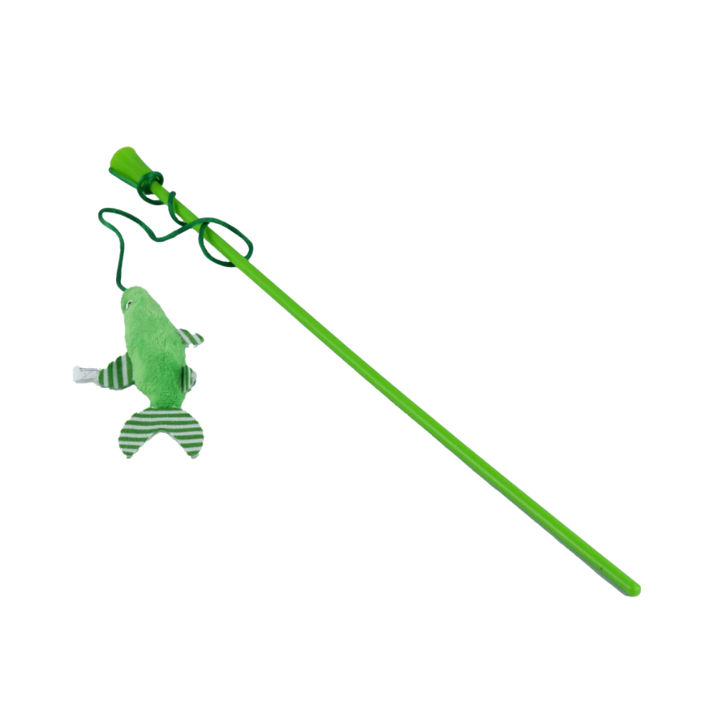 Trixie Cat Teaser With Plush Fish & Catnip Toy for Cats - Image 3