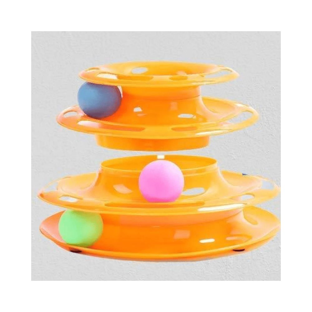 Emily Pets Interactive Tower of Tracks for Cats (Orange) - Image 3