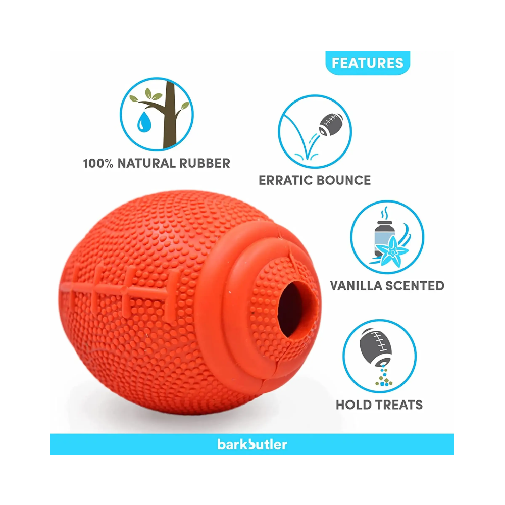 Barkbutler Just a Fooball Chew Dog Toy (S-M) - Image 3