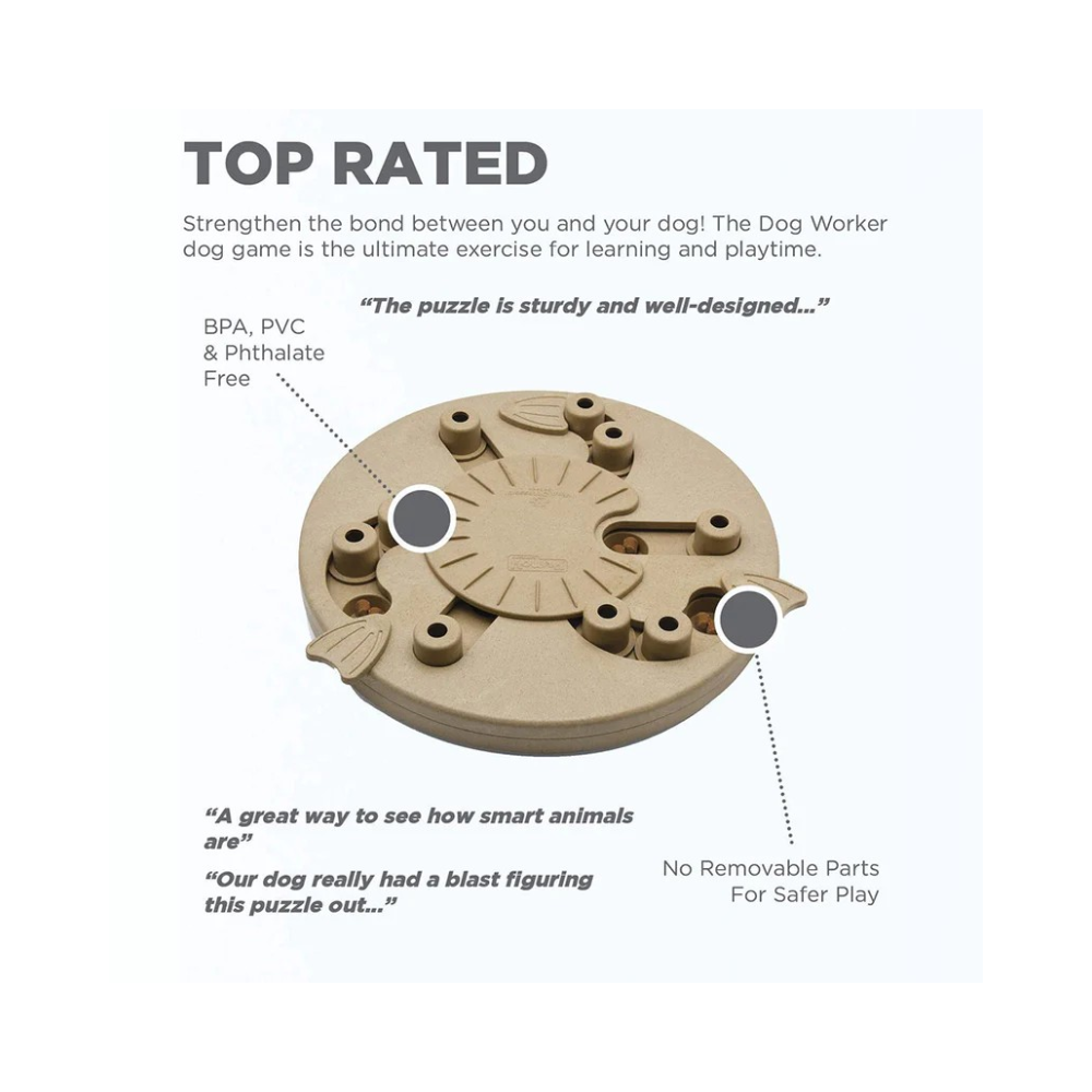 Outward Hound (Nina Ottosson) Dog Worker Composite - Spin, Scoot & Treat - Interactive Dog Toy - Image 3